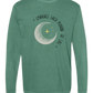 Embrace Each Period of Life - Comfort Colors - Heavyweight Long Sleeve Tee - Blues & Greens