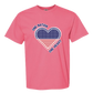 One Nation One Heart - Comfort Colors - Heavyweight Unisex Tee - Pinks & Purples