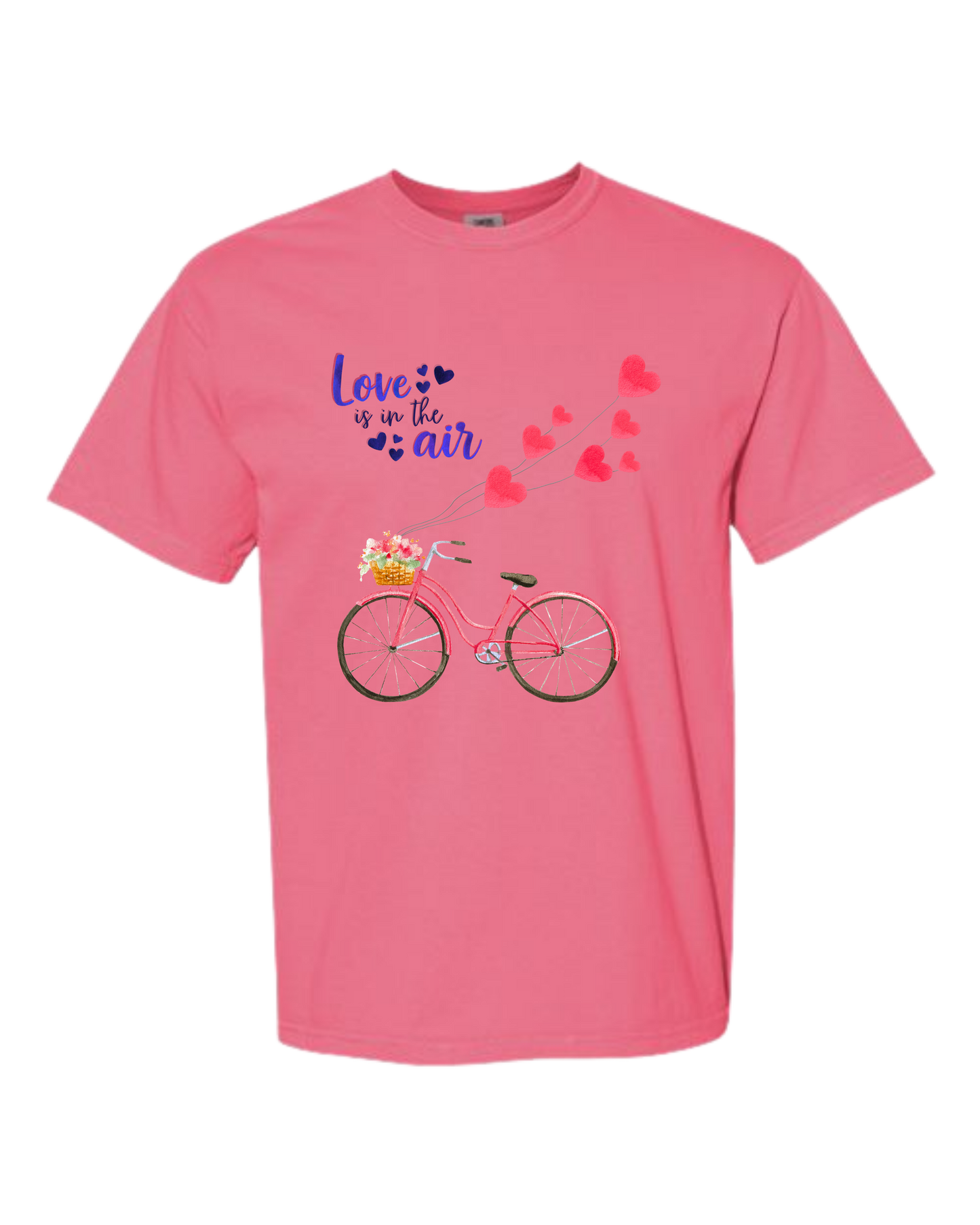 Love is in The Air - Comfort Colors - Heavyweight Unisex Tee - Pinks & Purples