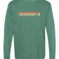 On Island Time - Comfort Colors - Heavyweight Long Sleeve Tee - Blues & Greens