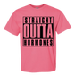 Straight Outta Hormones - Comfort Colors - Heavyweight Unisex Tee - Pinks, Purples