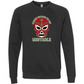 Masked Because We Are Unstable - Sponge Fleece Raglan Sweatshirt - Blues, Greens, Purple, and Black