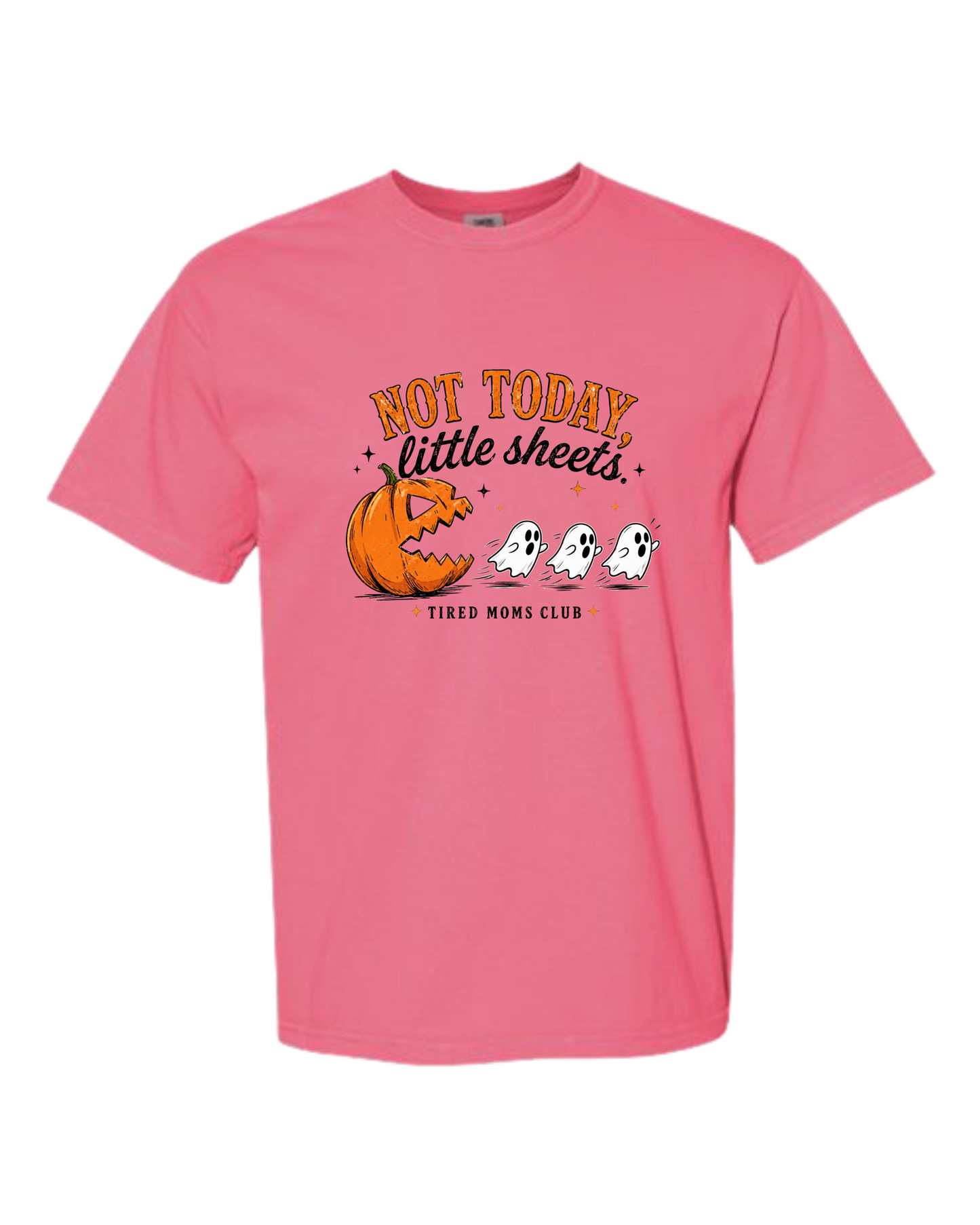 Not Today, Little Sheets - Comfort Colors - Heavyweight Unisex Tee - Pinks & Purples
