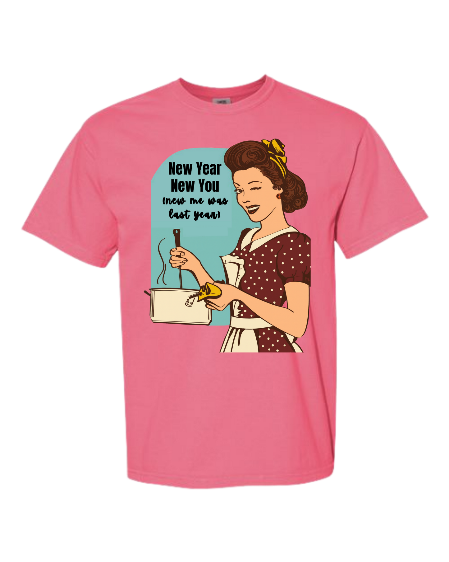 New Year New You - Comfort Colors - Heavyweight Unisex Tee - Pinks & Purples