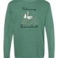 Delivery Specialist - Comfort Colors - Heavyweight Long Sleeve Tee - Blues & Greens