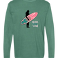 Mana in My Soul - Comfort Colors - Heavyweight Long Sleeve Tee - Blues & Greens