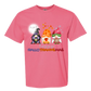 Happy HalloThanksMas Gnomes - Comfort Colors - Heavyweight Unisex Tee - Pinks, Purples
