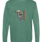 Dragon Energy - Comfort Colors - Heavyweight Long Sleeve Tee - Blues & Greens