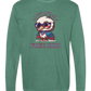 Lovin' Life as a Free Bird - Comfort Colors - Heavyweight Long Sleeve Tee - Blues & Greens