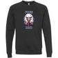 Free Bird - Sponge Fleece Raglan Sweatshirt - Blues, Greens, Purple, and Black