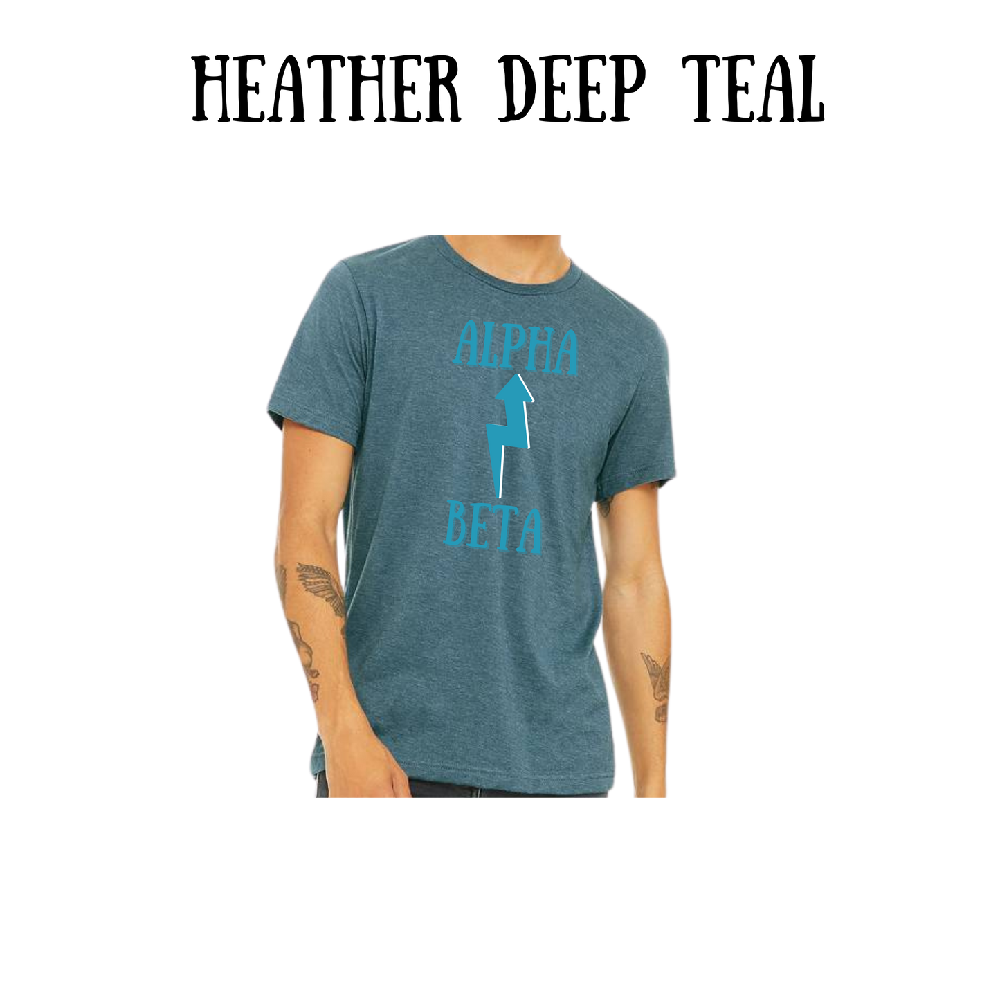 Beta to Alpha - Unisex Tee - Blues
