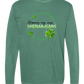 Hormones May Cause Shenanigans - Comfort Colors - Heavyweight Long Sleeve Tee - Blues & Greens