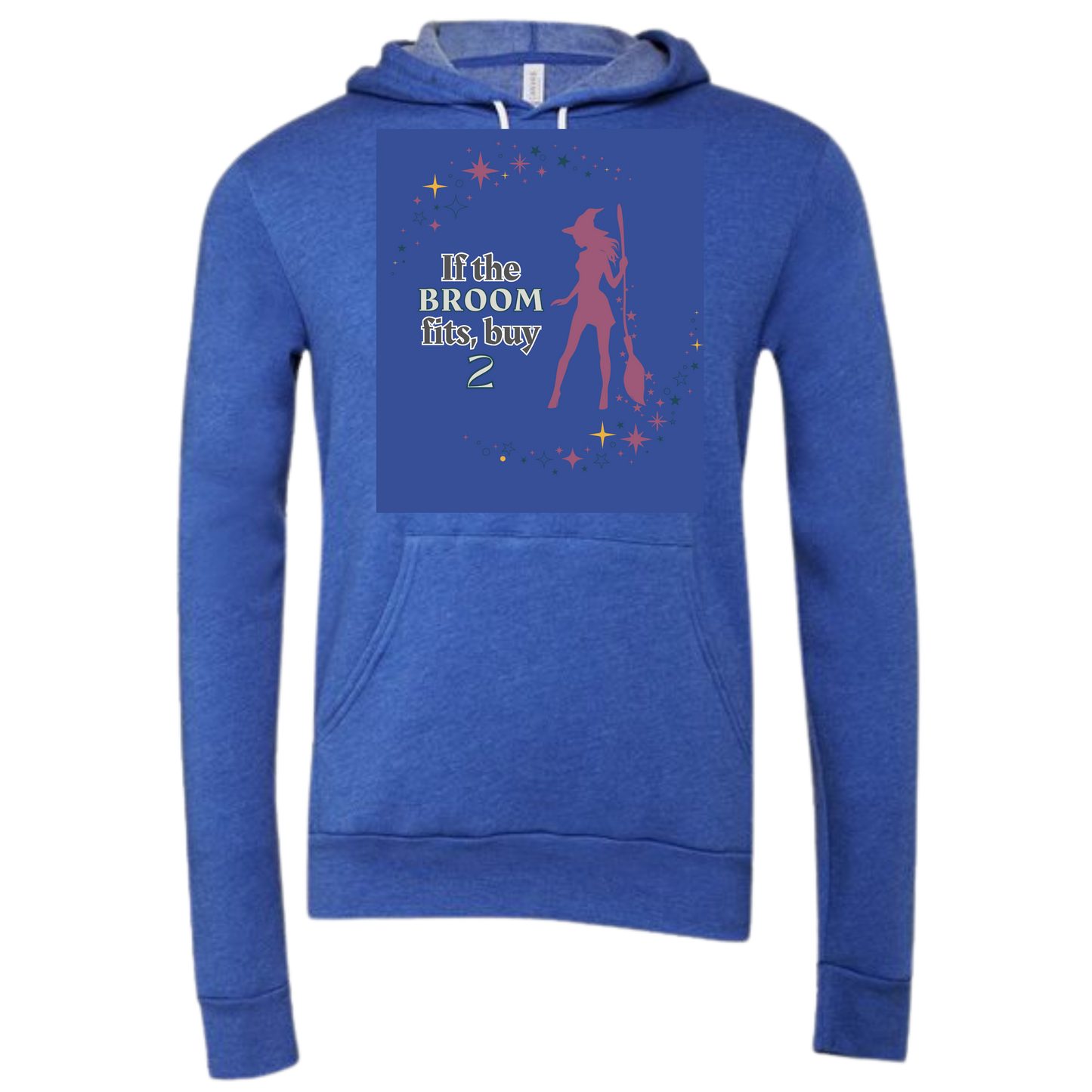 HP - If The Broom Fits - Sponge Fleece Hoodie - Blues, Purples