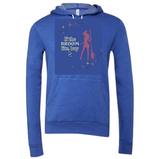HP - If The Broom Fits - Sponge Fleece Hoodie - Blues, Purples