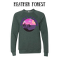 VP - Sunsets & No Regrets - Sponge Fleece Raglan Sweatshirt - Greens, Neutrals