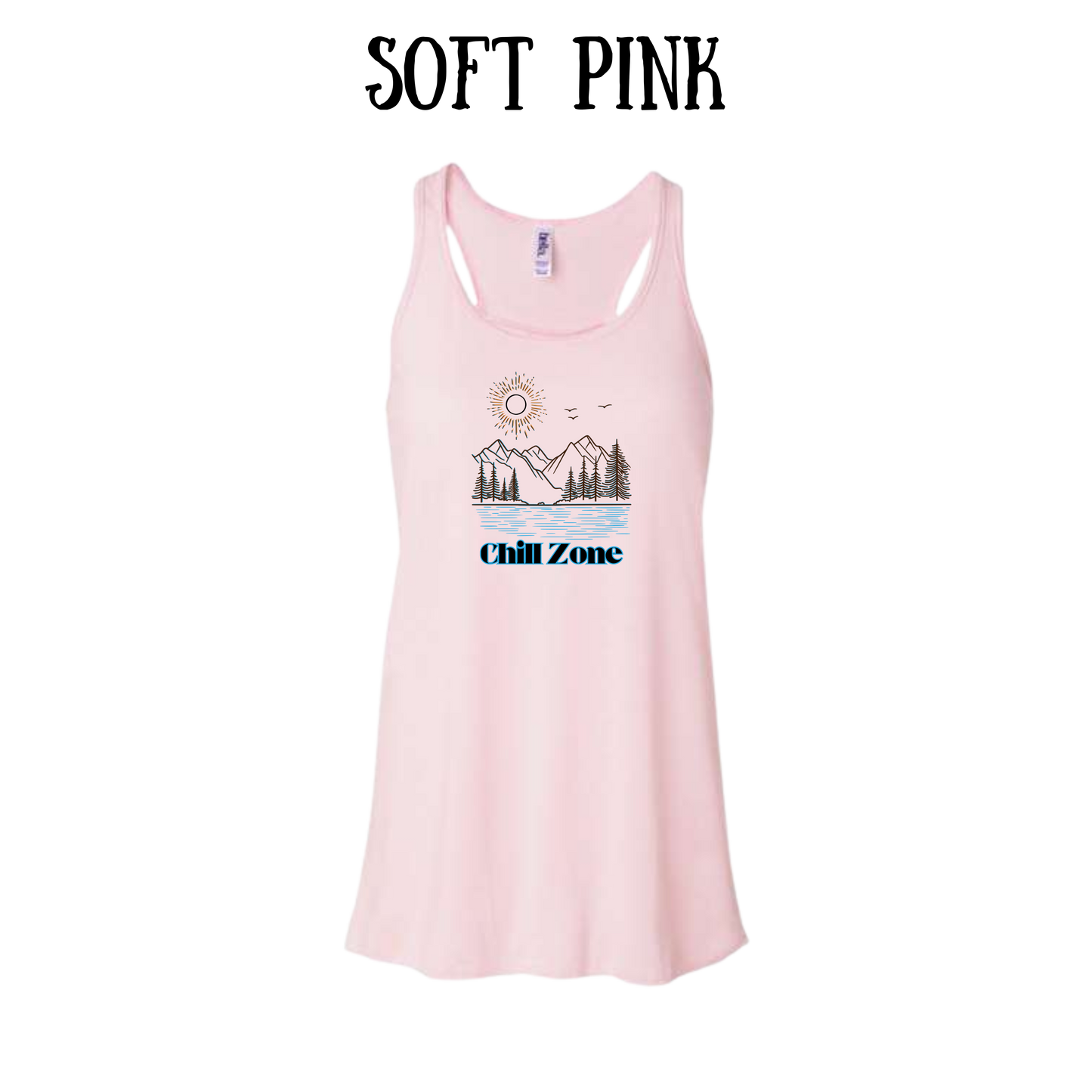 CP - Chill Zone - Women's Flowy Racerback Tank