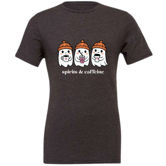 Spirits & Caffeine - Unisex Tee - Neutrals