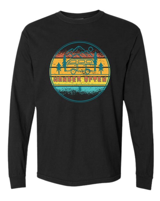 Wander Often - Comfort Colors - Heavyweight Long Sleeve Tee - Neutral Colors