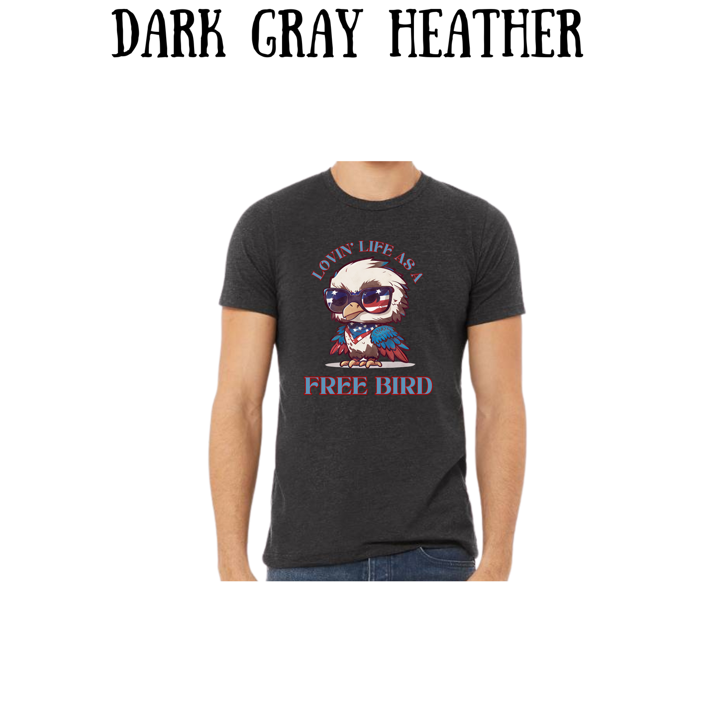 PP - Lovin' Life As A Free Bird - Unisex Tee - Pinks, Purples, Neutrals