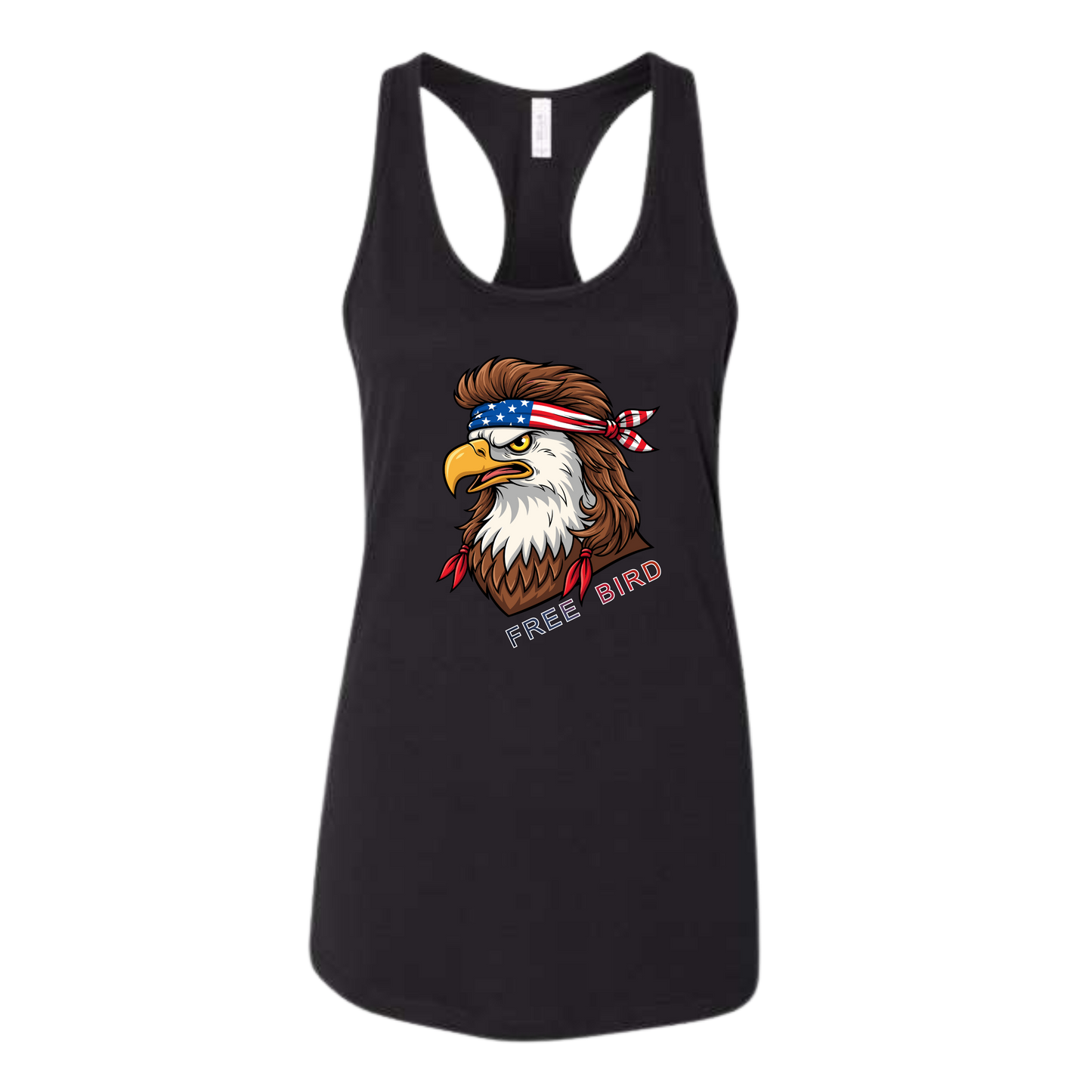Rockin Free Bird - Bella+Canvas - Women's Jersey Racerback Tank