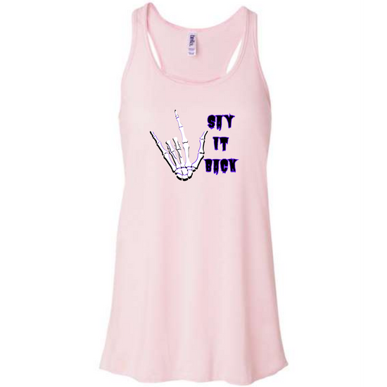 I Love You, Say It Back - Women's Flowy Racerback Tank