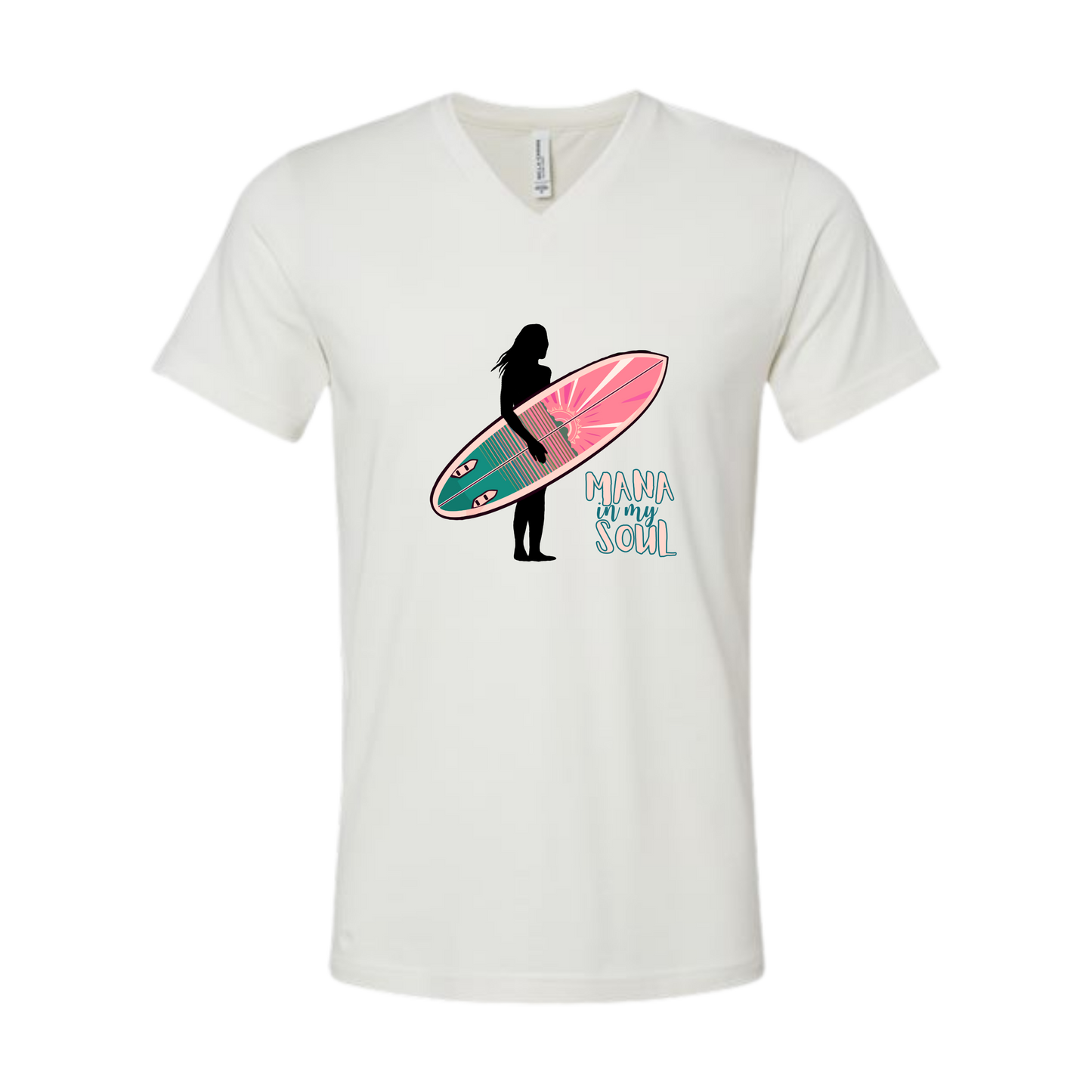 Mana in My Soul - Bella+Canvas - Unisex V-Neck - Neutral Colors