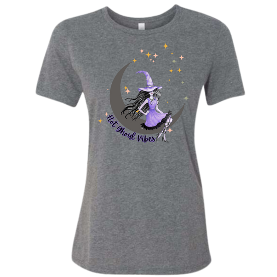 HP - Hot Ghoul Vibes - Women's Relaxed Fit Tee - Neutrals