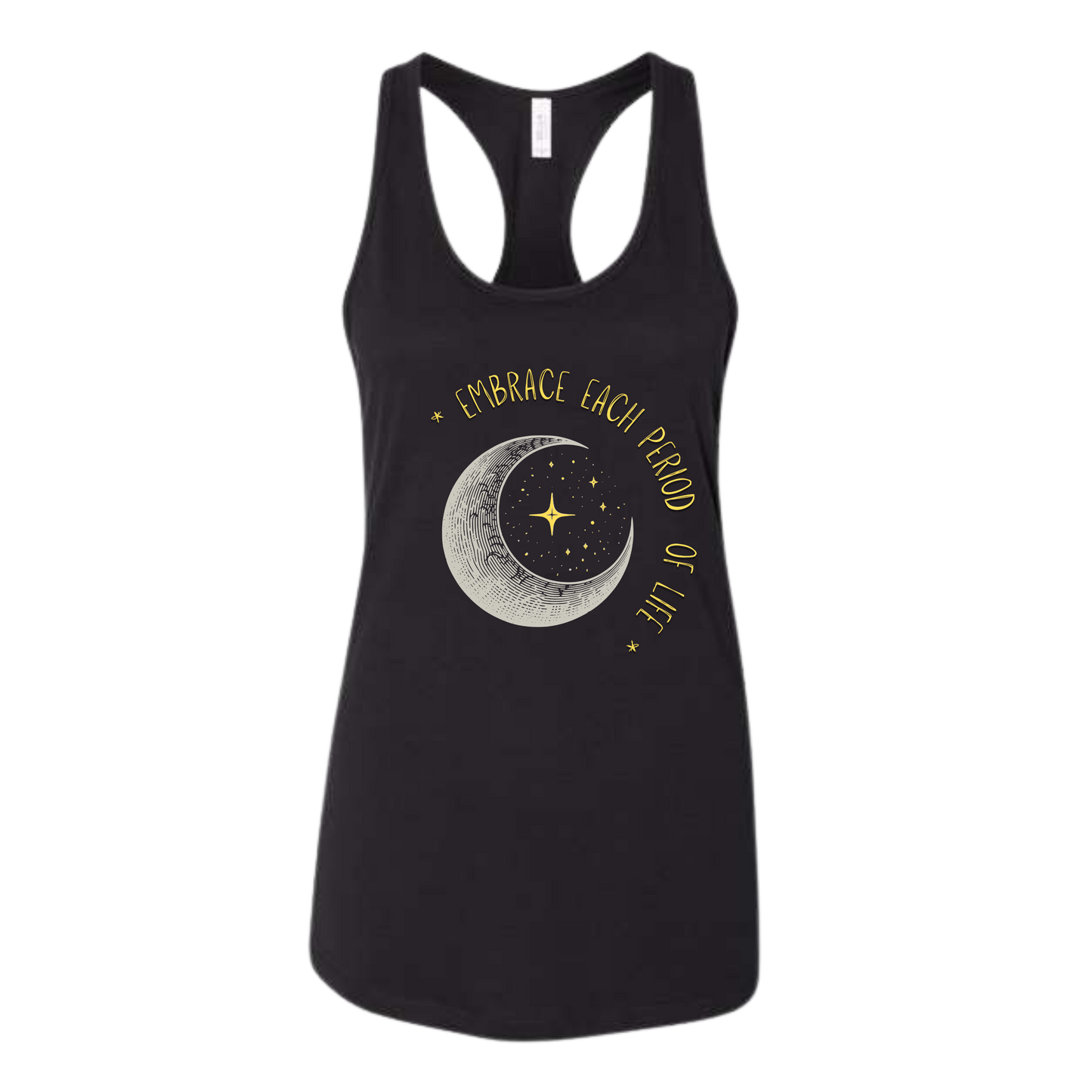 Embrace Each Period of Life - Bella+Canvas - Women's Jersey Racerback Tank