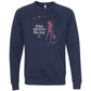 HP - If The Broom Fits - Sponge Fleece Raglan Sweatshirt - Blues, Purples