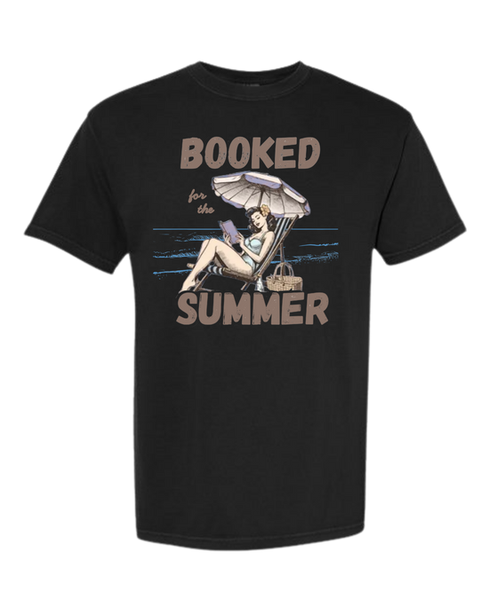 Booked for the Summer - Comfort Colors - Heavyweight Unisex Tee - Neutral Colors