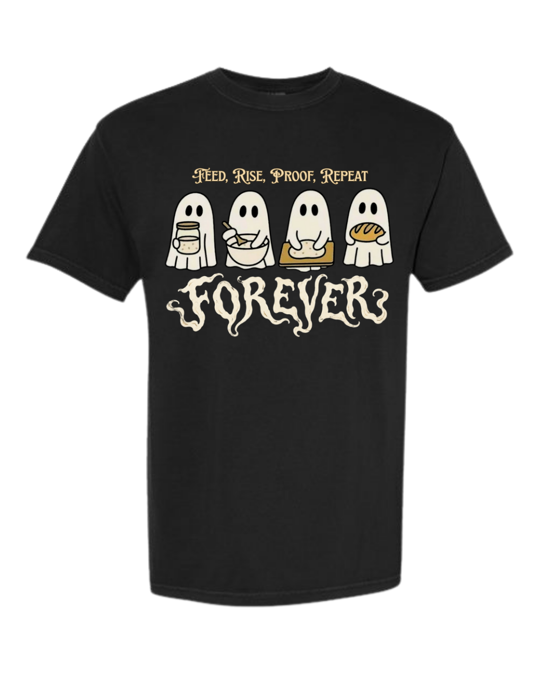 Sourdough Ghosties - Comfort Colors - Heavyweight Unisex Tee - Neutral Colors