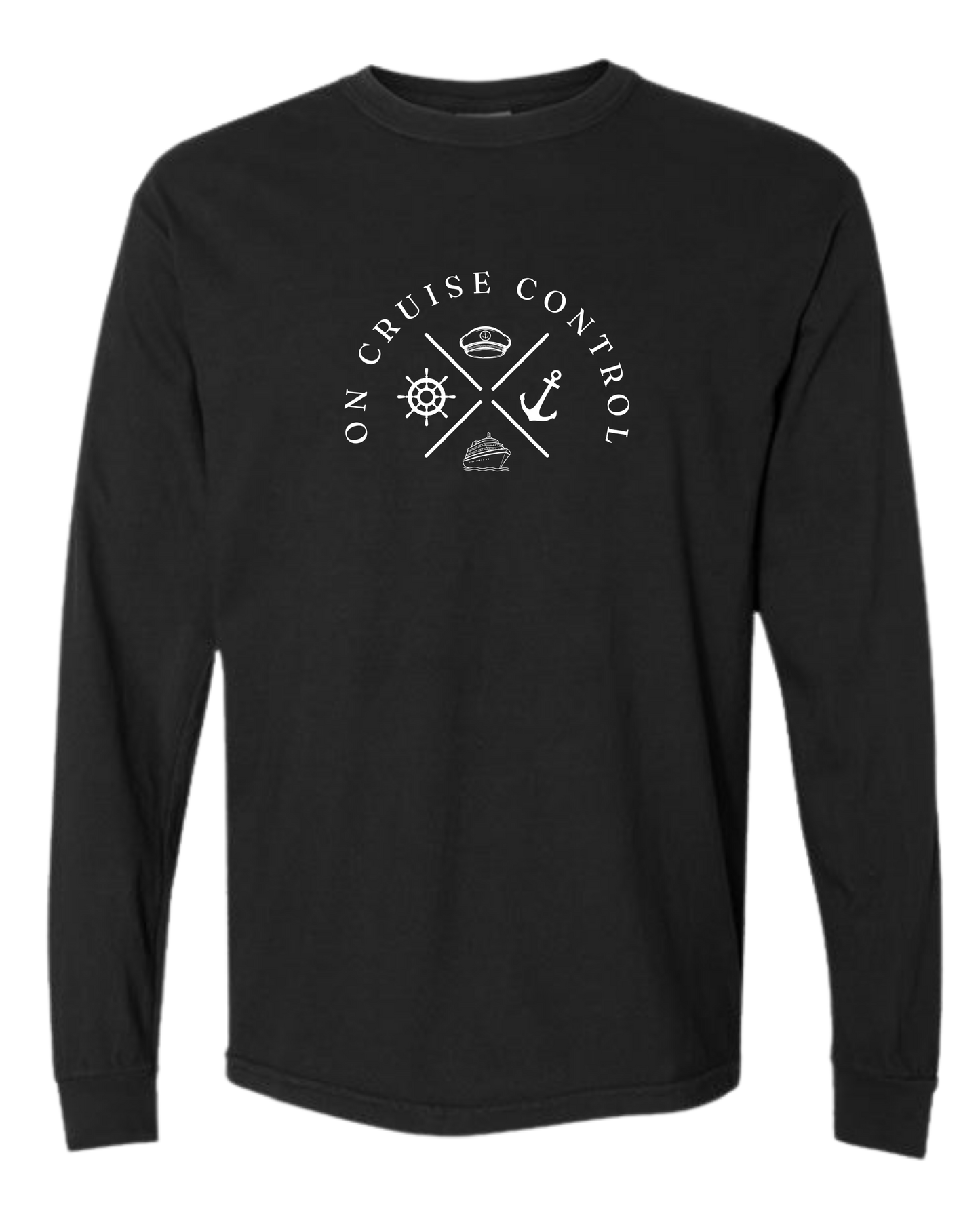 On Cruise Control - Comfort Colors - Heavyweight Long Sleeve Tee - Neutral Colors
