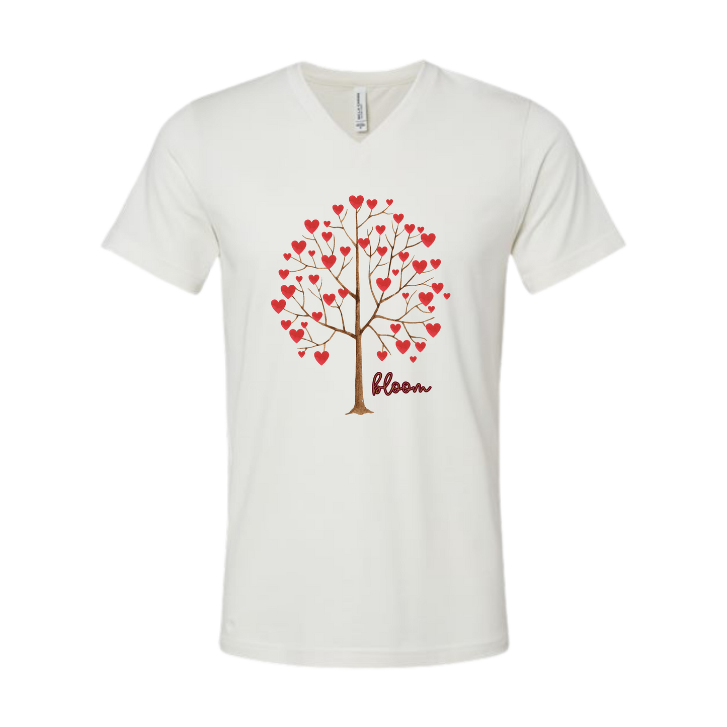 Bloom - Bella+Canvas - Unisex V-Neck - Neutral Colors