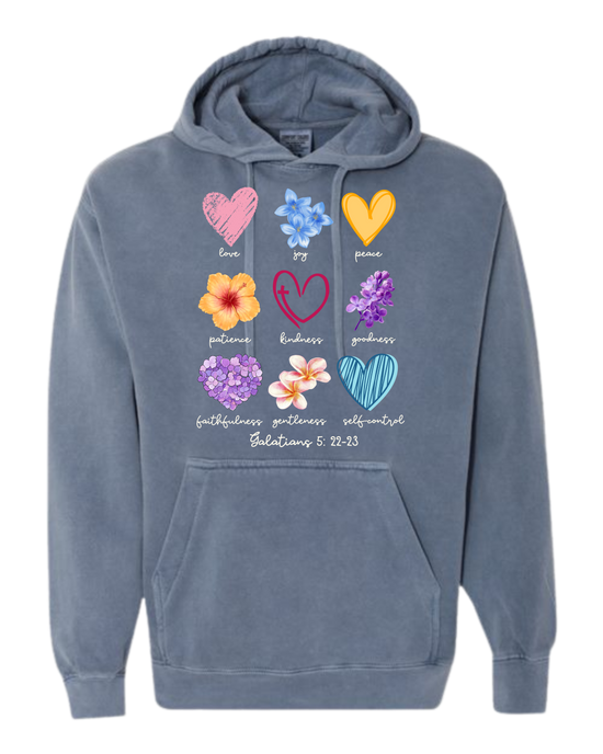 Galatians 5 - Spring - Comfort Colors - Hooded Sweatshirt - Assorted Colors