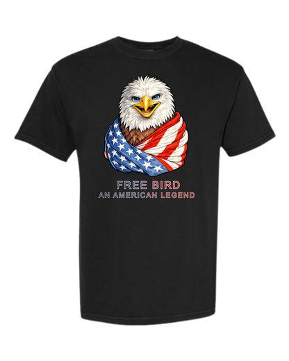 Free Bird An American Legend - Comfort Colors - Heavyweight Unisex Tee - Neutral Colors