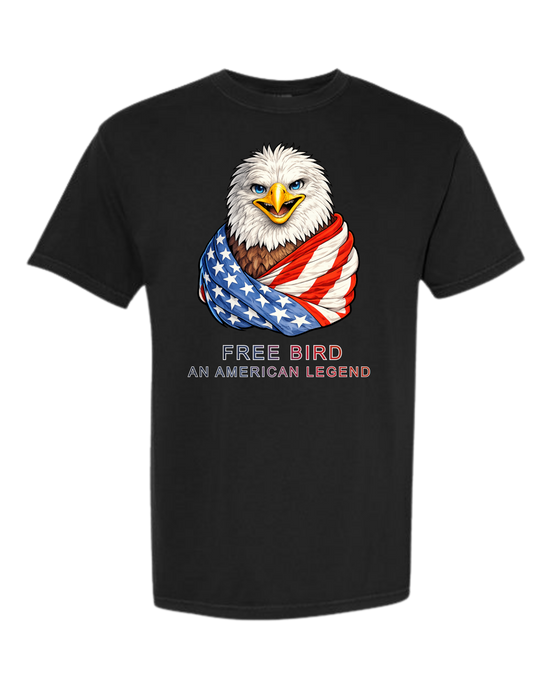 Free Bird An American Legend - Comfort Colors - Heavyweight Unisex Tee - Neutral Colors