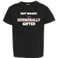 Not Moody. (just) Hormonally Gifted - Comfort Colors - Heavyweight Youth Tee - Neutral Colors & Blues