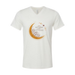 Not A Hot Mess Just A Hot Flash - Bella+Canvas - Unisex V-Neck - Neutral Colors