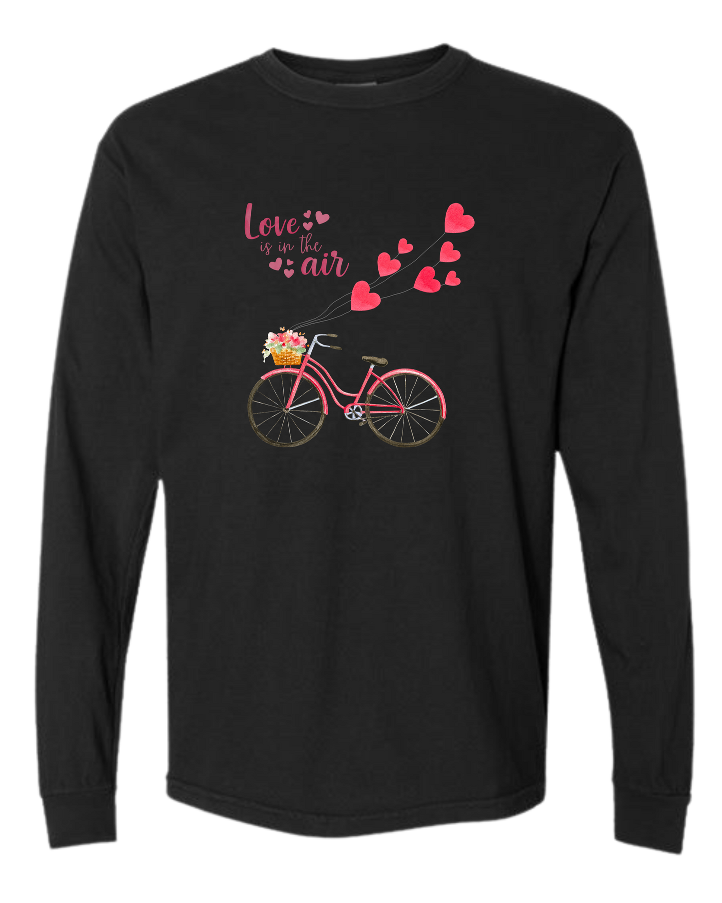Love is in the Air - Comfort Colors - Heavyweight Long Sleeve Tee - Neutral Colors