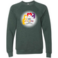 HP - Calming Circle - Sponge Fleece Raglan Sweatshirt - Greens, Neutrals