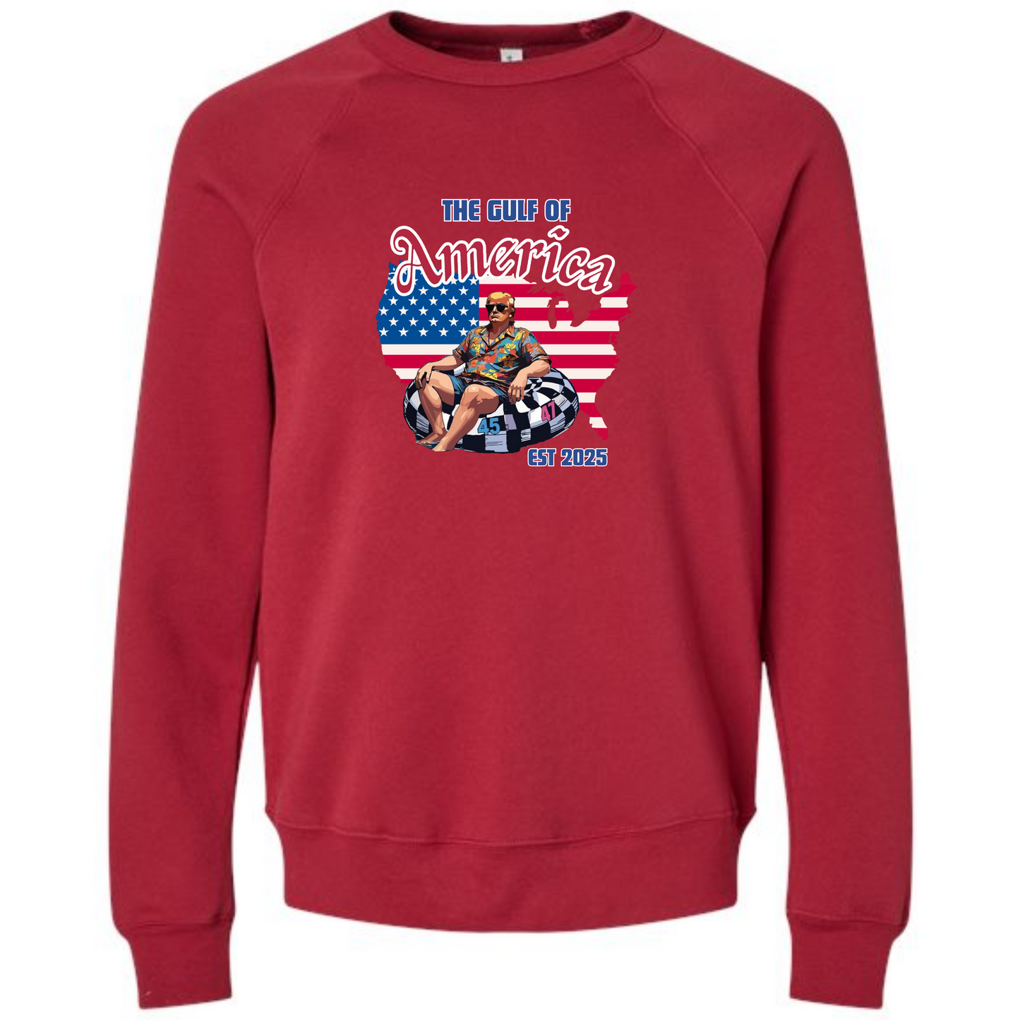 The Gulf of America - Sponge Fleece Raglan Sweatshirt - Assorted Colors