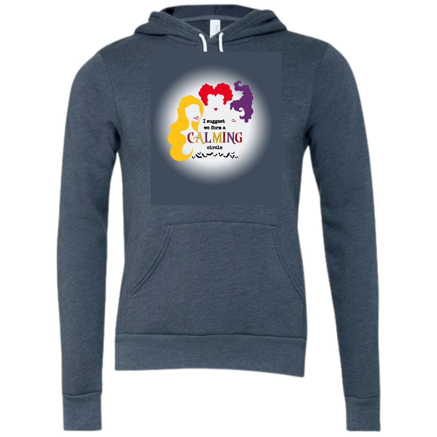 Calming Circle - Sponge Fleece Hoodie - Blues, Purples