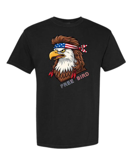 Rockin Free Bird - Comfort Colors - Heavyweight Unisex Tee - Neutral Colors