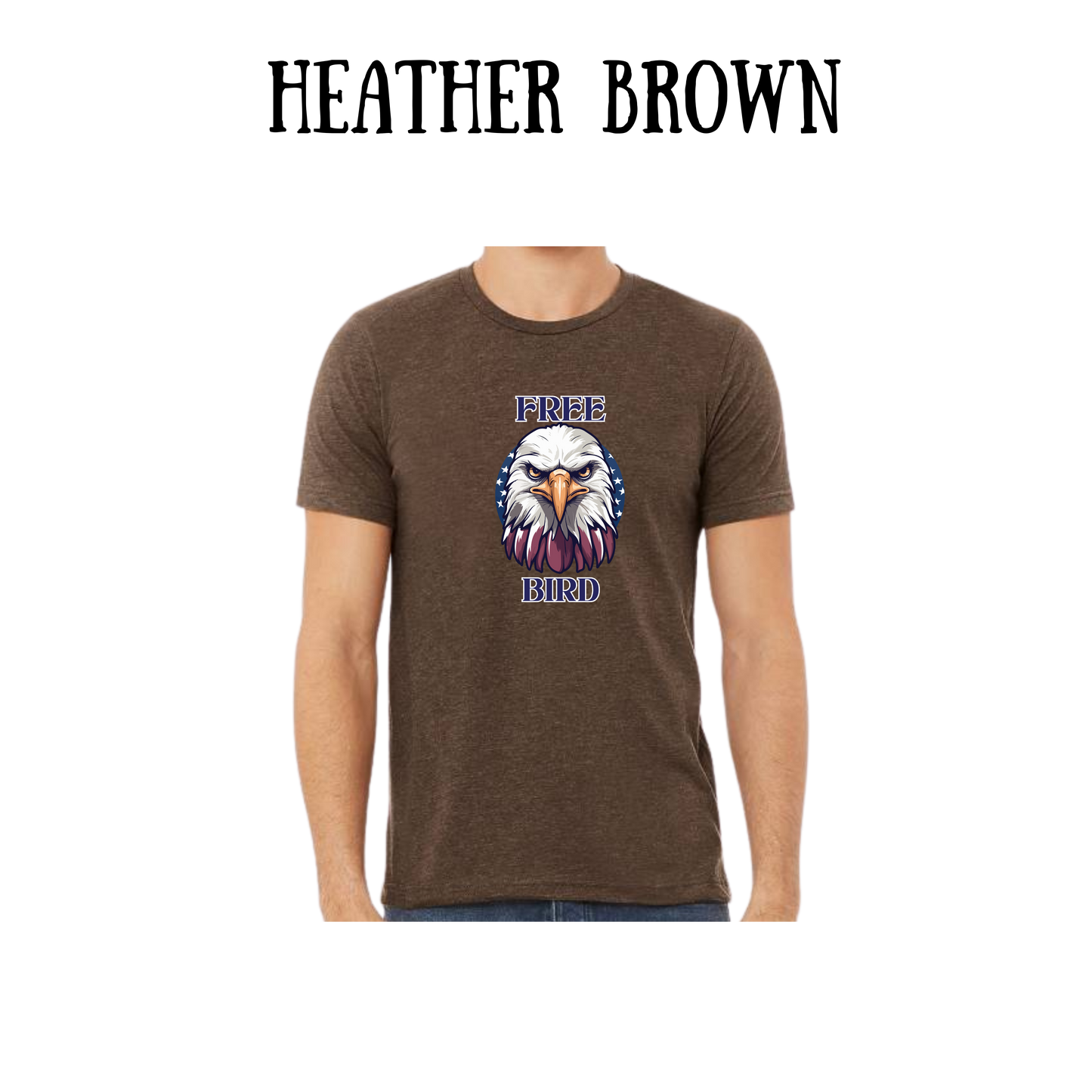 PP - Free Bird - Unisex Tee - Yellows, Oranges, Reds