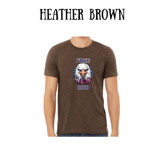 PP - Free Bird - Unisex Tee - Yellows, Oranges, Reds