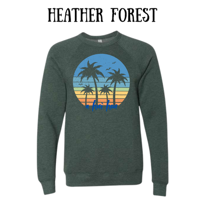 VP - A Hui Hou  - Sponge Fleece Raglan Sweatshirt - Greens, Neutrals