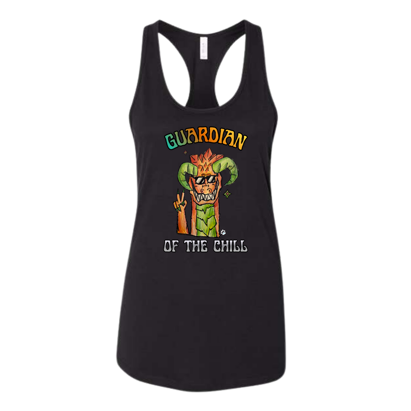 Guardian of The Chill - Bella+Canvas - Women's Jersey Racerback Tank