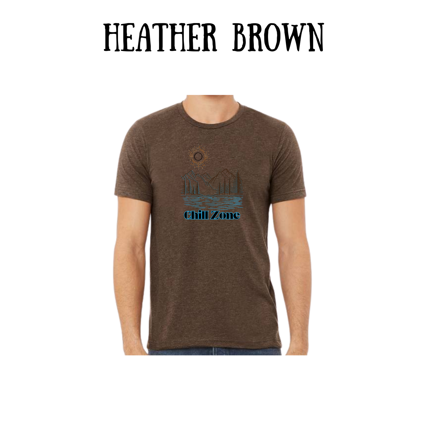 CP - Chill Zone - Unisex Tee - Yellows, Oranges, Reds