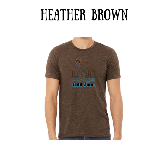 CP - Chill Zone - Unisex Tee - Yellows, Oranges, Reds