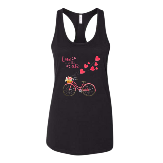 Love is in the Air - Bella+Canvas - Women's Jersey Racerback Tank